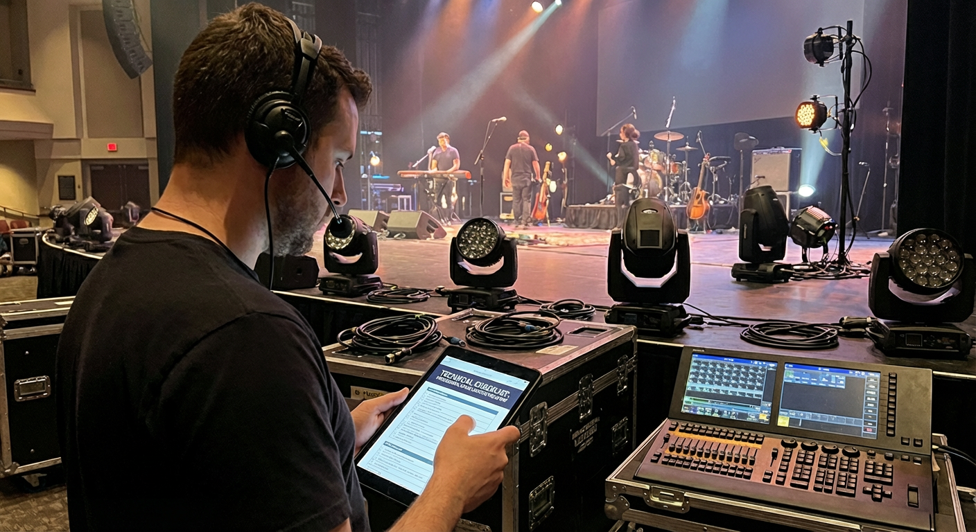 Daftar Periksa Teknis: Menyiapkan Pencahayaan Panggung Profesional Sebelum Pertunjukan Dimulai