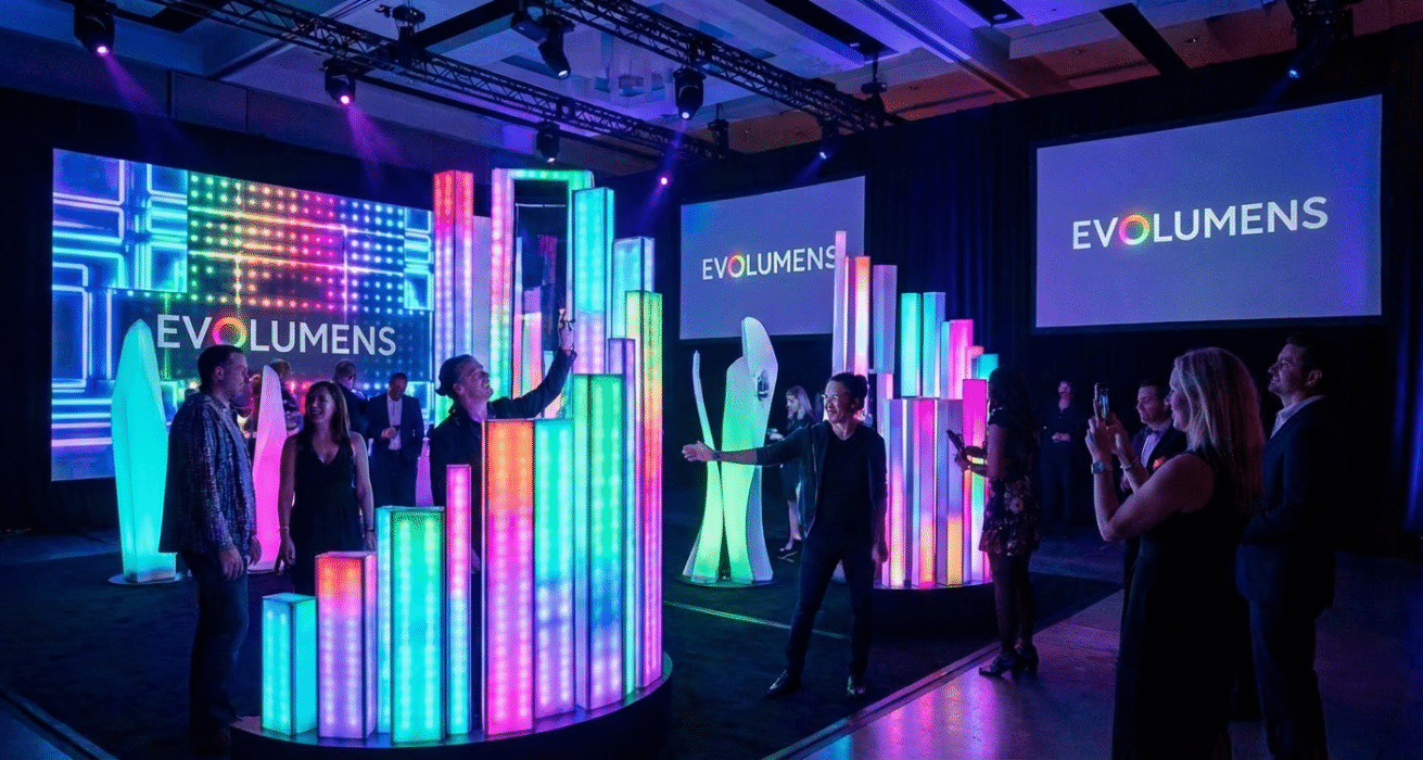 Menggunakan Solusi Pencahayaan Interaktif Evolumens untuk Meningkatkan Desain Acara