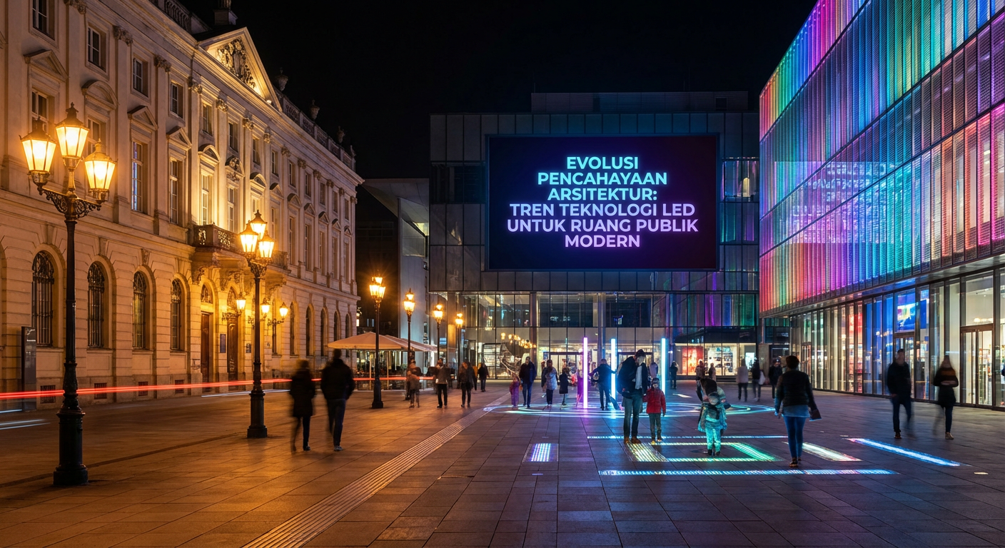 Evolusi Pencahayaan Arsitektur: Tren Teknologi LED untuk Ruang Publik Modern