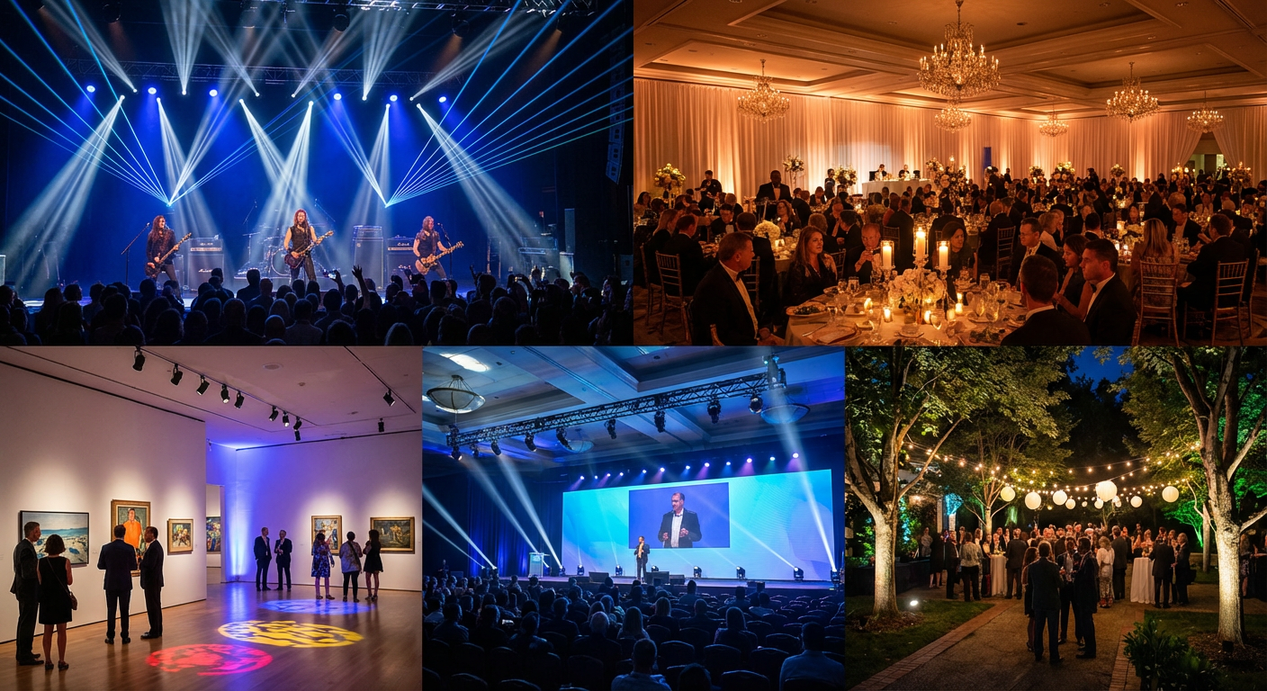 5 Tips untuk Membantu Anda Memilih Desain Pencahayaan yang Tepat untuk Acara Anda